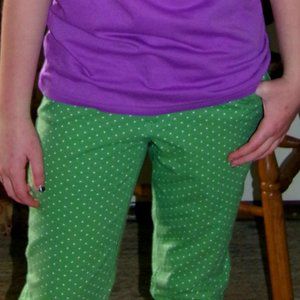 Like New!  Cherokee - Girl's Polka Dot - Tapered Leg - Casual Pant